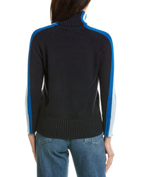 Brodie Cashmere Brodie Cashmere Varsity Roll Neck Cashmere-Blend Sweater