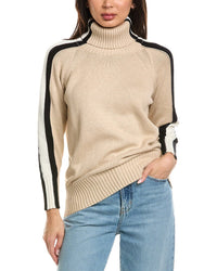 Brodie Cashmere Brodie Cashmere Varsity Roll Neck Cashmere-Blend Sweater