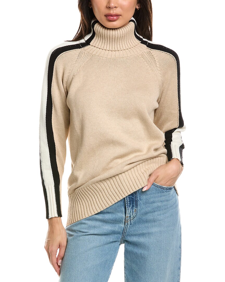 Brodie Cashmere Brodie Cashmere Varsity Roll Neck Cashmere-Blend Sweater