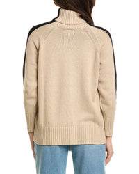 Brodie Cashmere Brodie Cashmere Varsity Roll Neck Cashmere-Blend Sweater