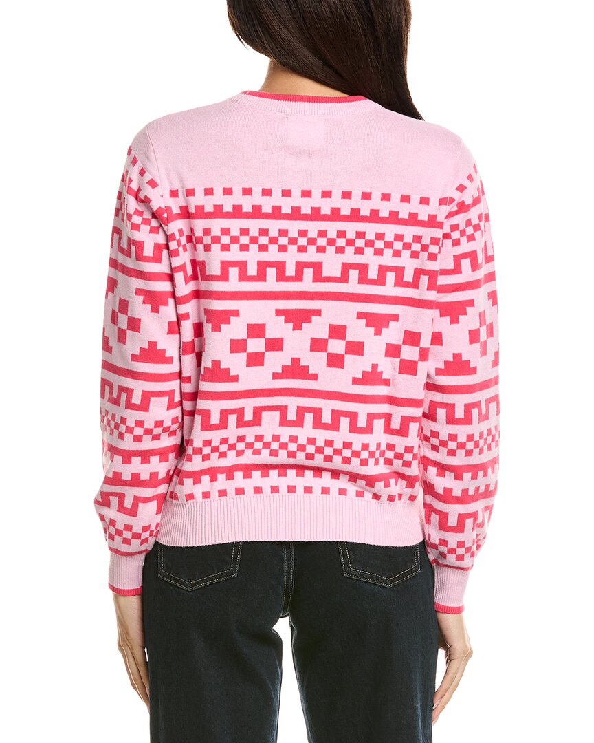 Brodie Cashmere Brodie Cashmere Fairisle Cashmere-Blend Sweater