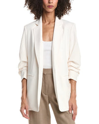 Anne Klein Anne Klein Scrunch Sleeve Open Jacket