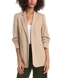 Anne Klein Anne Klein Scrunch Sleeve Open Jacket