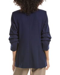 Anne Klein Anne Klein Scrunch Sleeve Open Jacket
