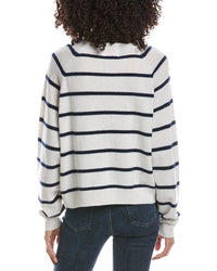 Brodie Cashmere Brodie Cashmere Amalfi Striped Crewneck Cashmere Sweater