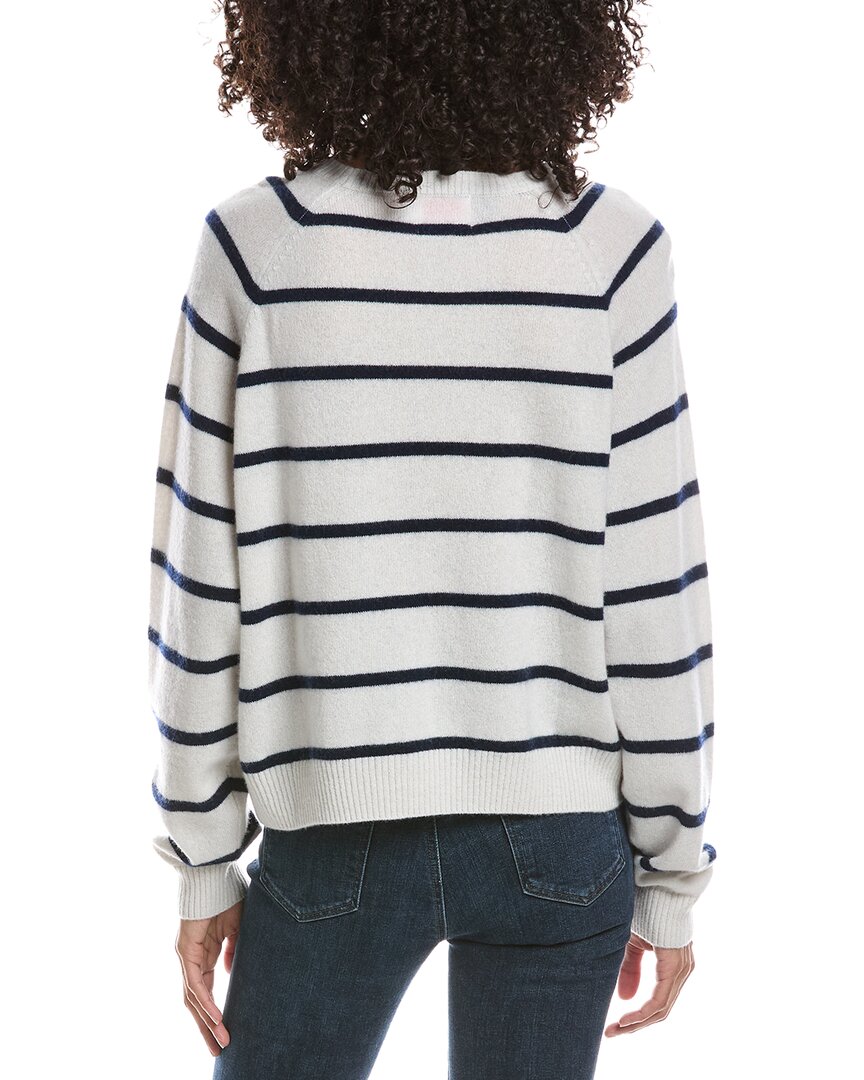 Brodie Cashmere Brodie Cashmere Amalfi Striped Crewneck Cashmere Sweater