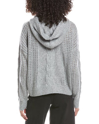 Brodie Cashmere Brodie Cashmere Amara Cable Cashmere Hoodie