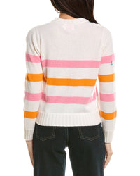 Brodie Cashmere Brodie Cashmere Beach Embroidery Crewneck Cashmere Sweater