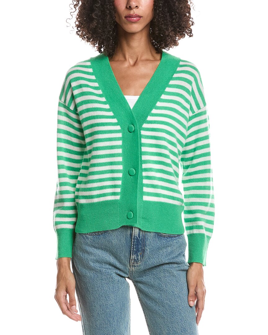 Brodie Cashmere Brodie Cashmere Beach Stripe Cashmere Cardigan