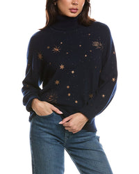 Brodie Cashmere Brodie Cashmere Celestial Mock Neck Sweater