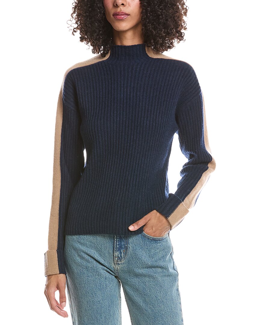 Brodie Cashmere Brodie Cashmere Chamonix Mock Neck Cashmere Sweater