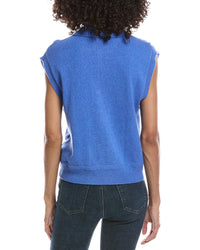 Brodie Cashmere Brodie Cashmere Collared Detail Tank Top