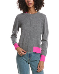 Brodie Cashmere Brodie Cashmere Color Pop Maya Cashmere Sweater