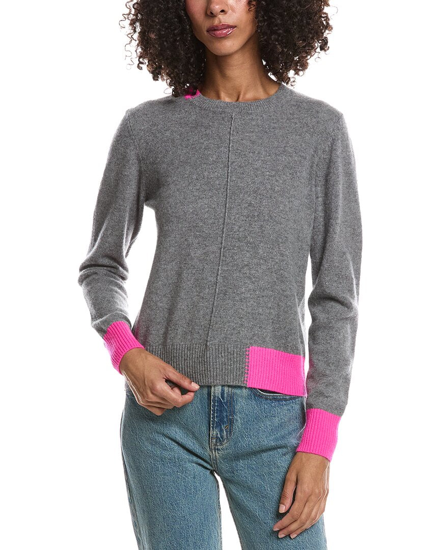 Brodie Cashmere Brodie Cashmere Color Pop Maya Cashmere Sweater