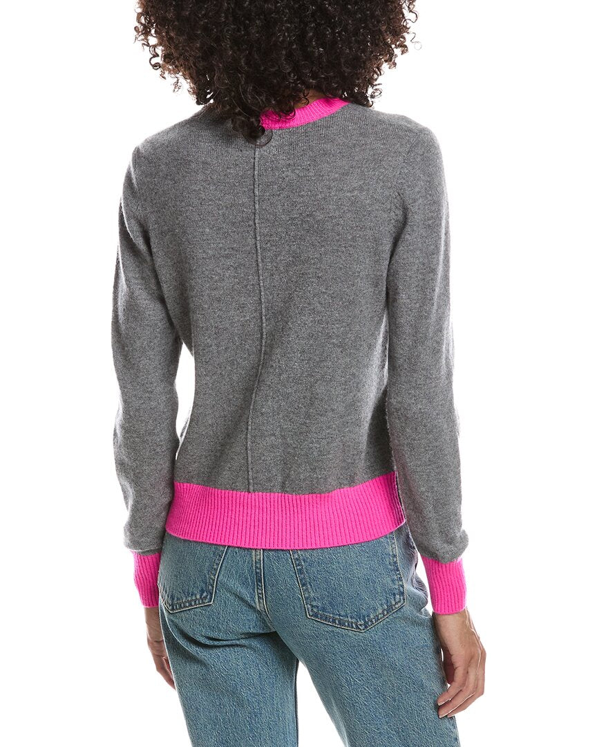 Brodie Cashmere Brodie Cashmere Color Pop Maya Cashmere Sweater