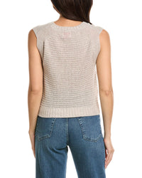 Brodie Cashmere Crewneck Cashmere Sweaterneck Tank