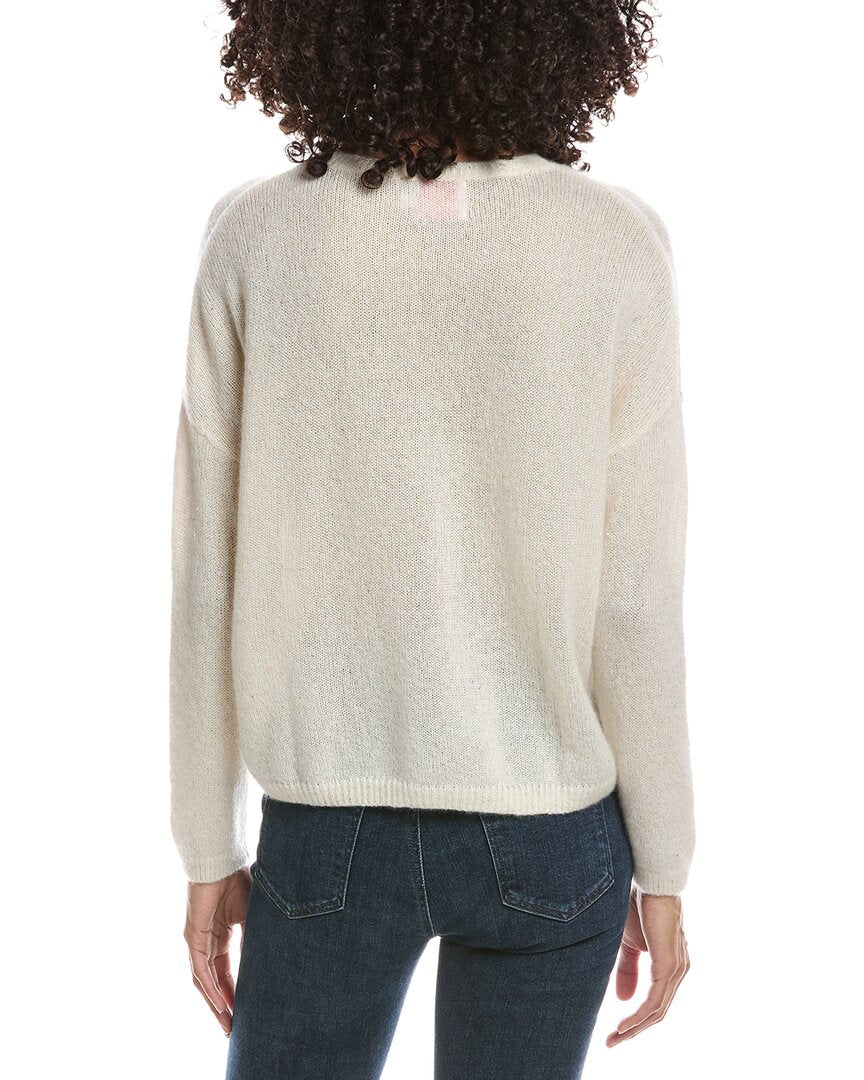 Brodie Cashmere Brodie Cashmere Estelle Sparkle Crewneck Cashmere Sweater