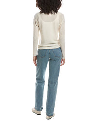 Brodie Cashmere Brodie Cashmere Estelle Sparkle Multi Way Cashmere Cardigan