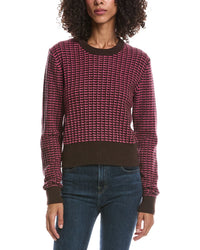 Brodie Cashmere Brodie Cashmere Ethereal Stitch Crewneck Cashmere Sweater