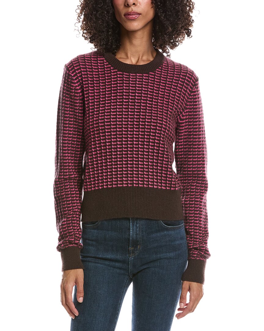 Brodie Cashmere Brodie Cashmere Ethereal Stitch Crewneck Cashmere Sweater