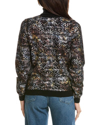 Brodie Cashmere Brodie Cashmere Felicity Foiled Snake Roll Neck