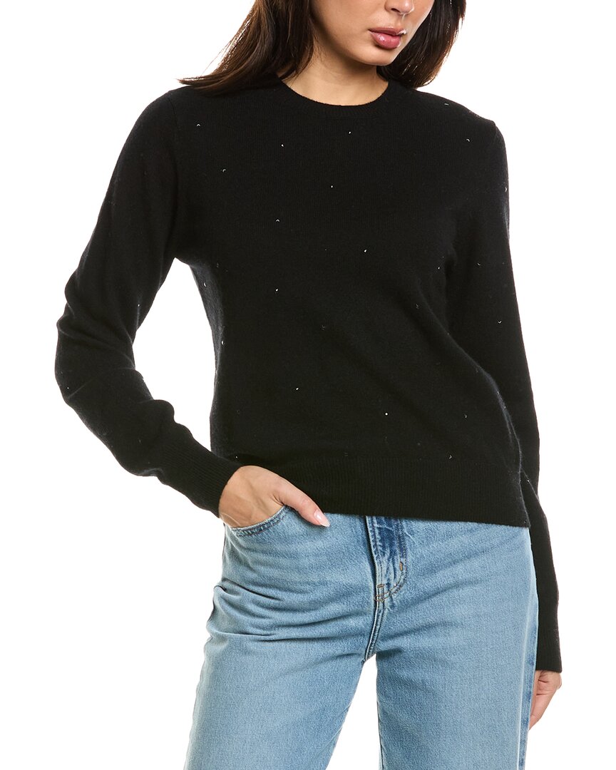 Brodie Cashmere Brodie Cashmere Gem Star Crewneck Cashmere Sweater