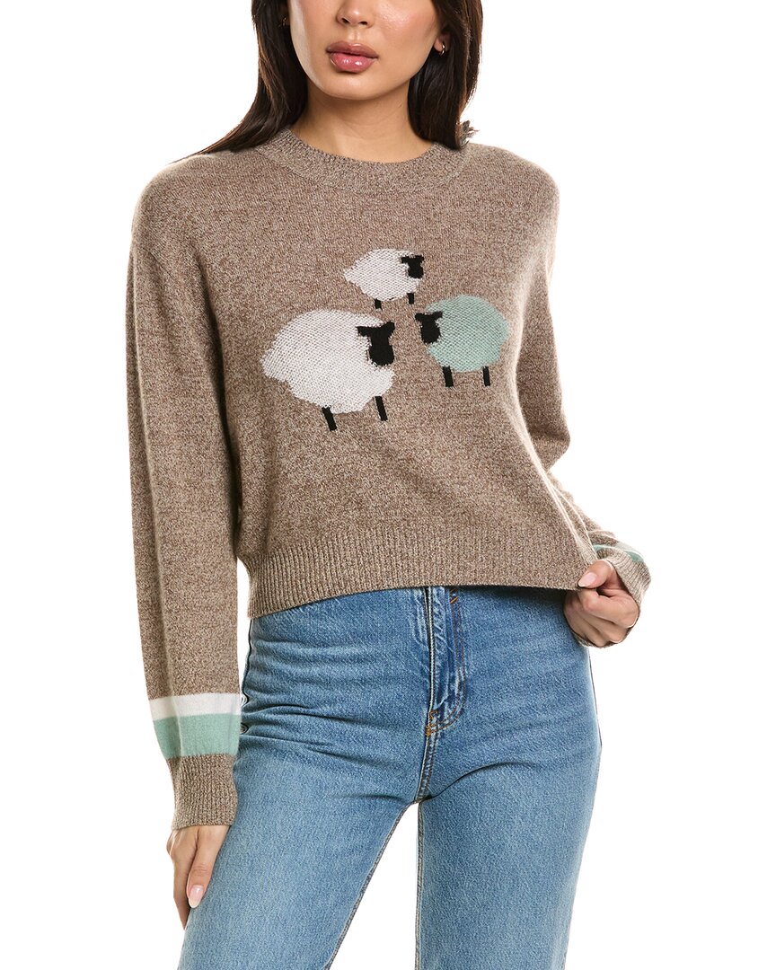 Brodie Cashmere Brodie Cashmere Herdwick Crewneck Cashmere Sweater