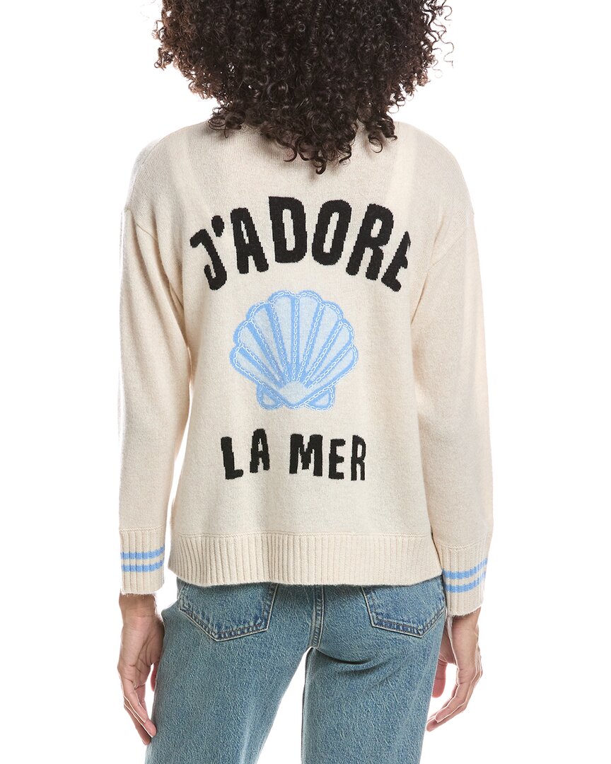 Brodie Cashmere Brodie Cashmere Jadore La Mer Cashmere Cardigan