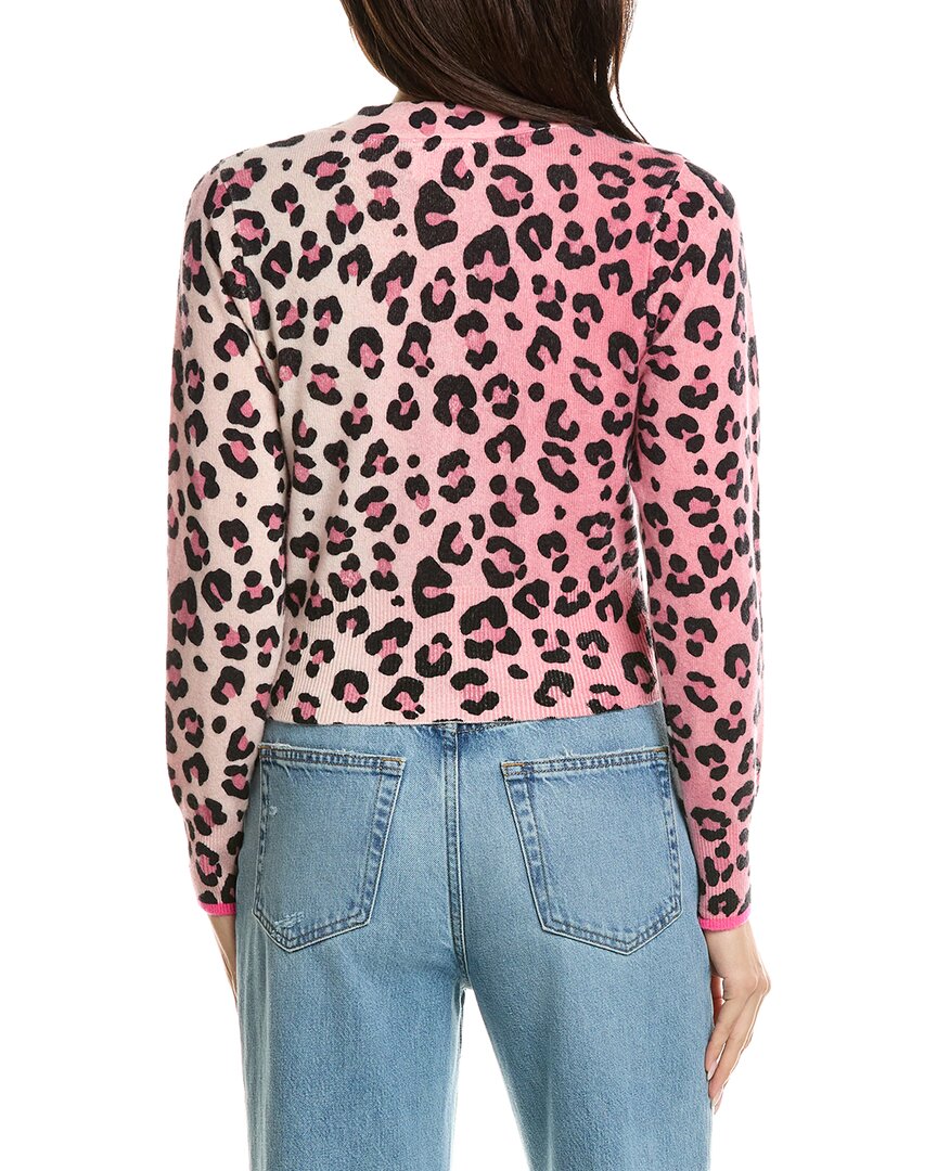 Brodie Cashmere Brodie Cashmere Lauren Leopard Cropped Cashmere Cardigan