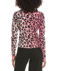 Brodie Cashmere Brodie Cashmere Lauren Leopard Cropped Cashmere Sweater