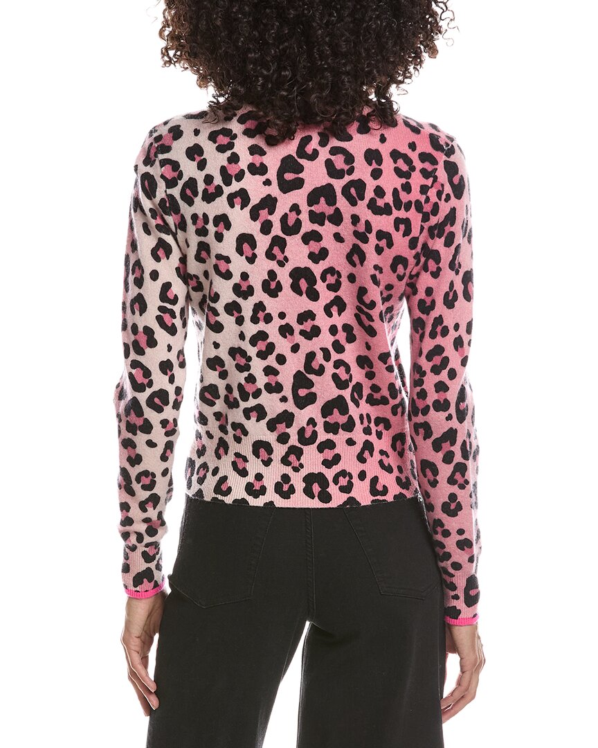 Brodie Cashmere Brodie Cashmere Lauren Leopard Cropped Cashmere Sweater