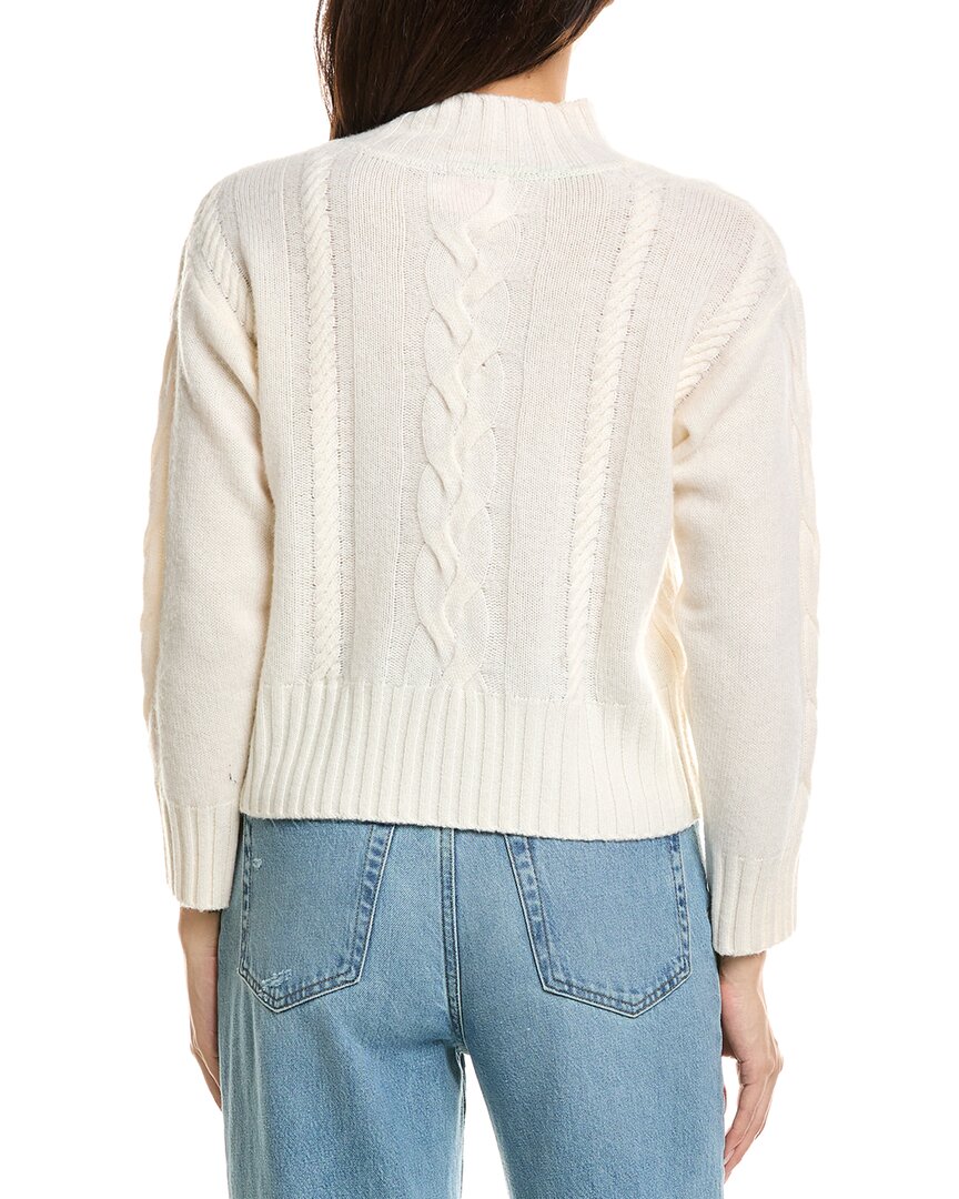 Brodie Cashmere Brodie Cashmere Lillian Cable Crewneck Cashmere Sweater