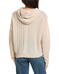 Brodie Cashmere Brodie Cashmere Lottie Cable Cashmere Hoodie