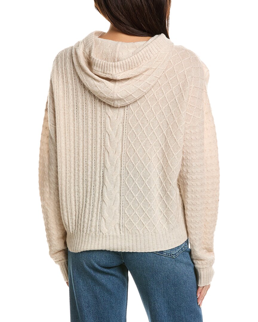 Brodie Cashmere Brodie Cashmere Lottie Cable Cashmere Hoodie