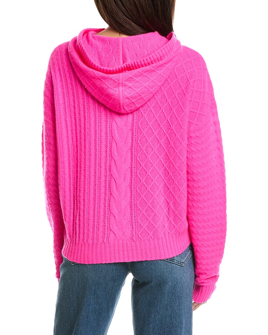 Brodie Cashmere Brodie Cashmere Luxe Cable Cashmere Hoodie