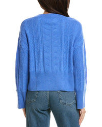 Brodie Cashmere Brodie Cashmere Mixed Cable Crewneck Cashmere Sweater
