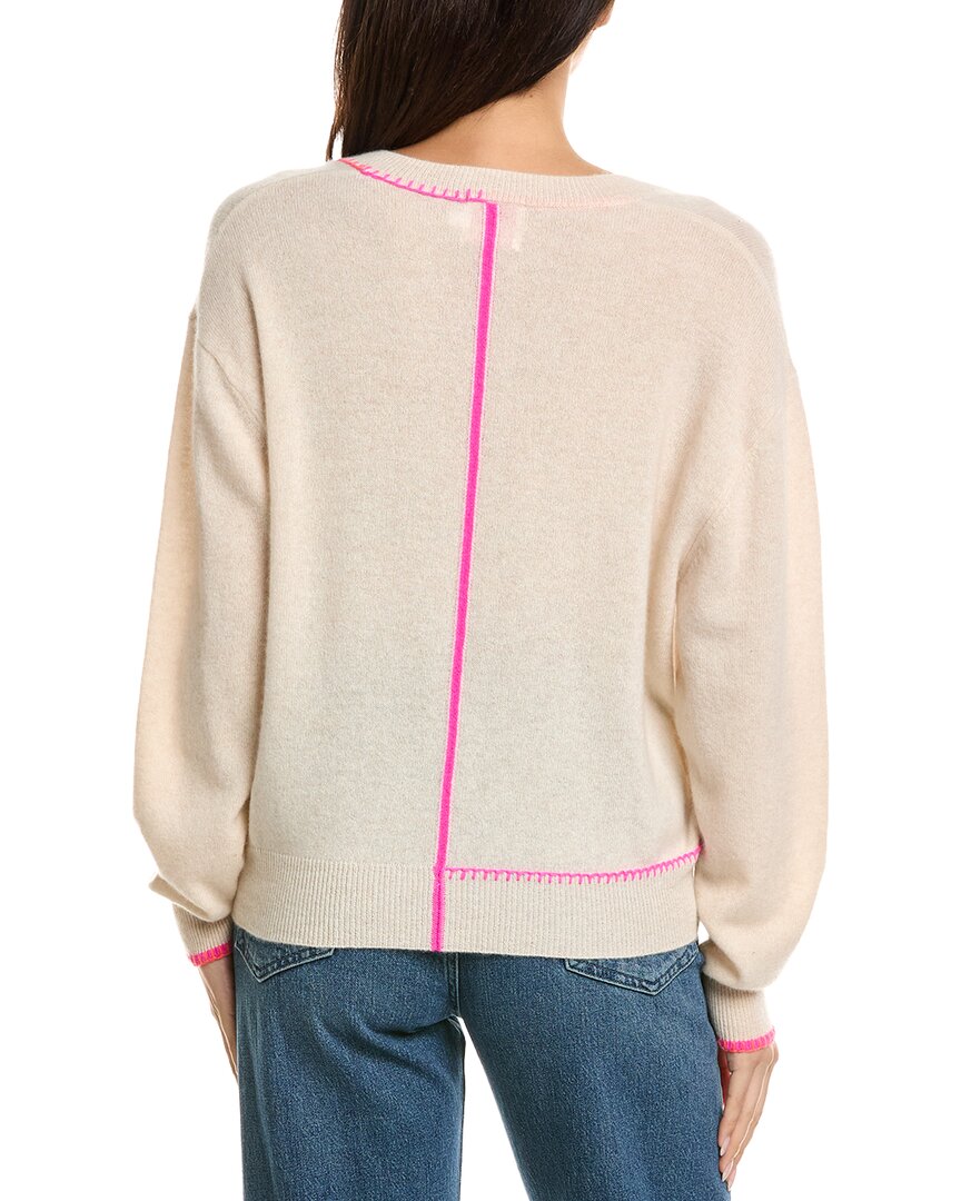 Brodie Cashmere Brodie Cashmere Palm Pocket V-Neck Cashmere Sweater