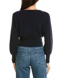Brodie Cashmere Brodie Cashmere Pixie Ribbed Crewneck Cashmere Sweater
