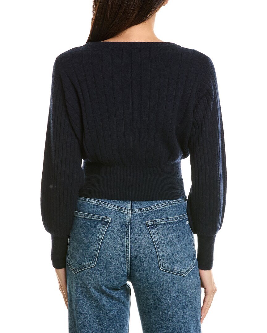 Brodie Cashmere Brodie Cashmere Pixie Ribbed Crewneck Cashmere Sweater