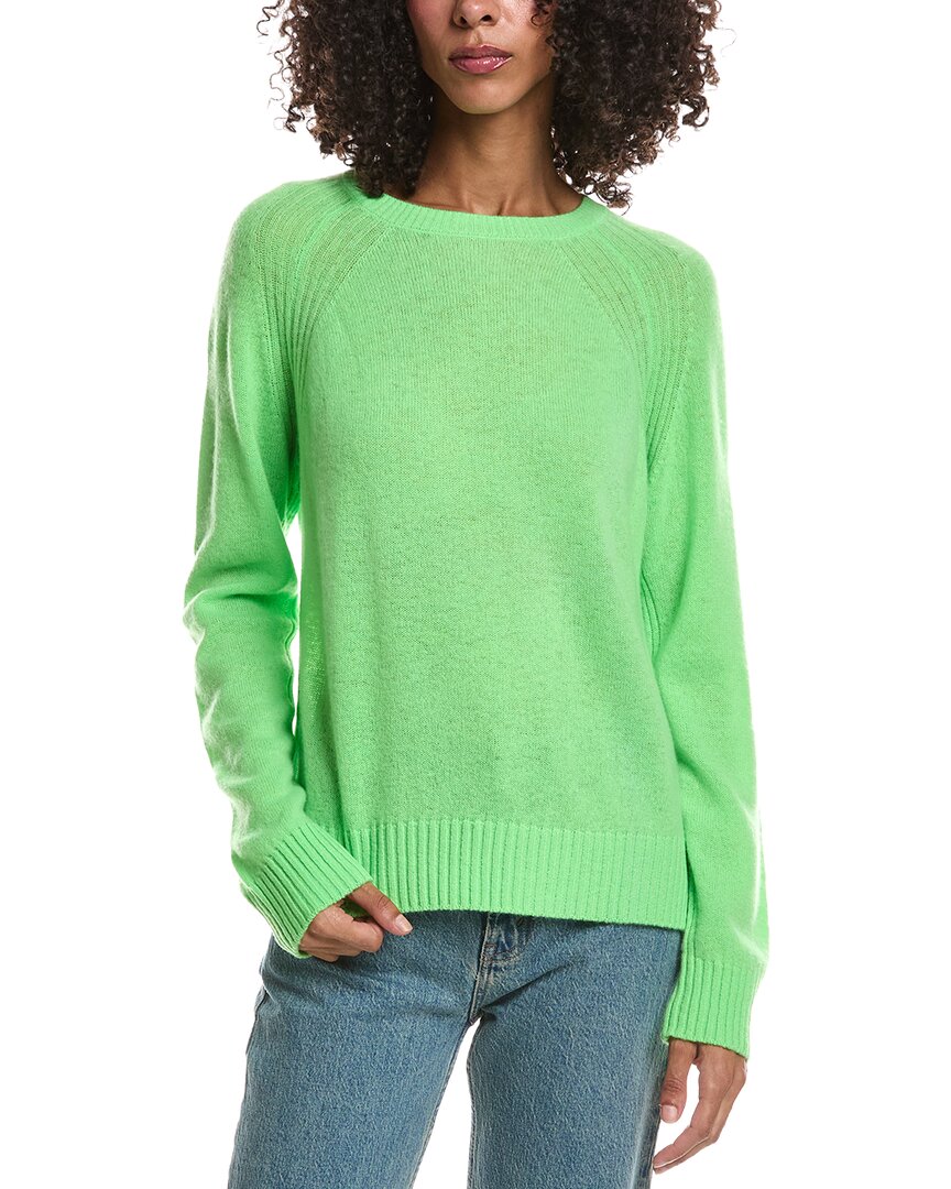 Brodie Cashmere Brodie Cashmere Rae Rib Raglan Crewneck Cashmere Sweater