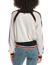 Brodie Cashmere Brodie Cashmere Railey Sporty Raglan Cashmere Sweater