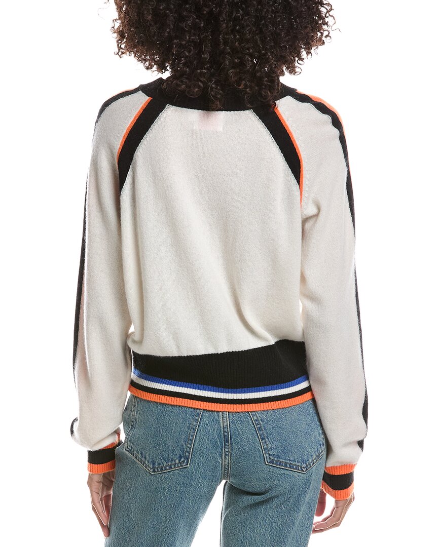 Brodie Cashmere Brodie Cashmere Railey Sporty Raglan Cashmere Sweater