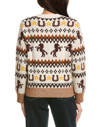 Brodie Cashmere Brodie Cashmere Rodeo Fairisle Crewneck Cashmere Sweater