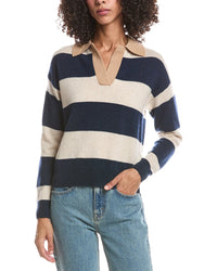 Brodie Cashmere Brodie Cashmere Rugby Polo Cashmere Sweater