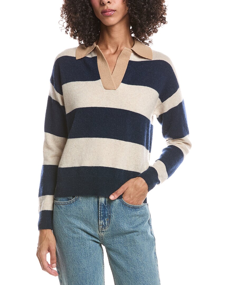Brodie Cashmere Brodie Cashmere Rugby Polo Cashmere Sweater