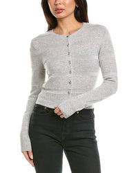 Brodie Cashmere Brodie Cashmere Simone Stripe Cashmere-Blend Cashmere Cardigan