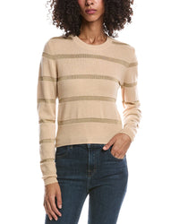 Brodie Cashmere Brodie Cashmere Simone Stripe Cashmere-Blend Cashmere Sweater