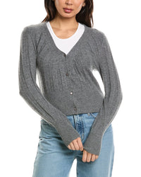 Brodie Cashmere Brodie Cashmere Slim Fit Rib Cashmere Cardigan