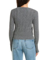 Brodie Cashmere Brodie Cashmere Slim Fit Rib Cashmere Cardigan