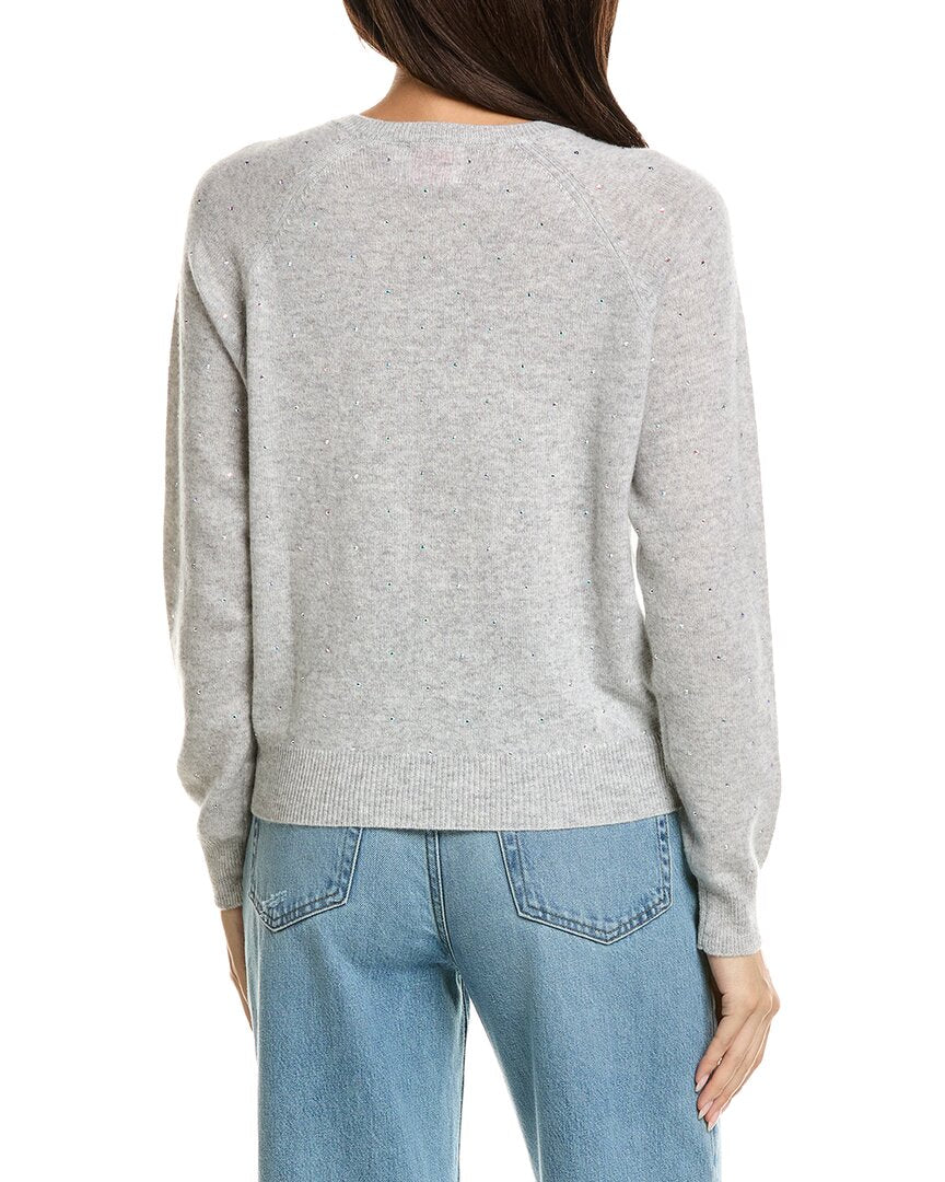 Brodie Cashmere Brodie Cashmere Sparkle Mini Cashmere Sweater